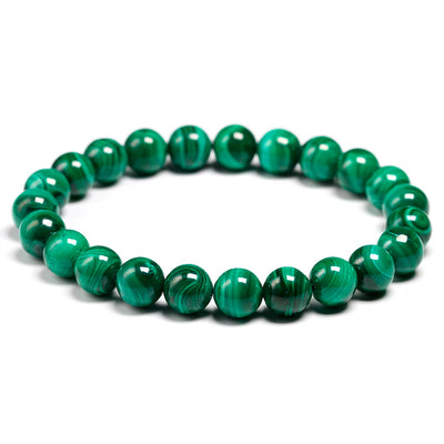 Personalized AAAAA Natural Malachite Bracelet Women Jewelry Stone Stretch Couple Bracelet For Men Gem Beads Bracelets