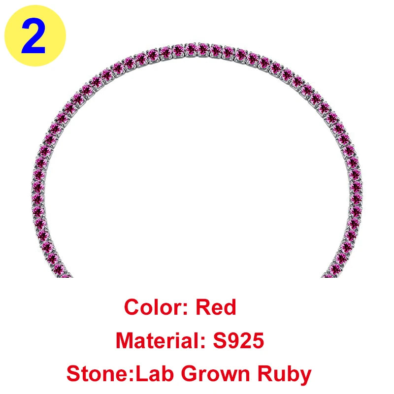 COSFIX Bling Bling Diamond Elastic Tennis Chain Bracelet Fashion Women‘s Black CZ Bracelet Ruby Full Diamond Tennis Chain