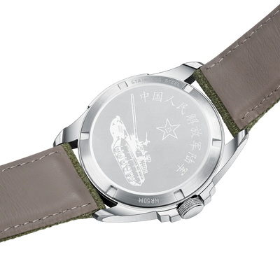 Seagull Luxury Bracelet Military Men Watch Automatic Mechanical Watches For Men Wear Resistant Leather Strap Luminous Clock D581