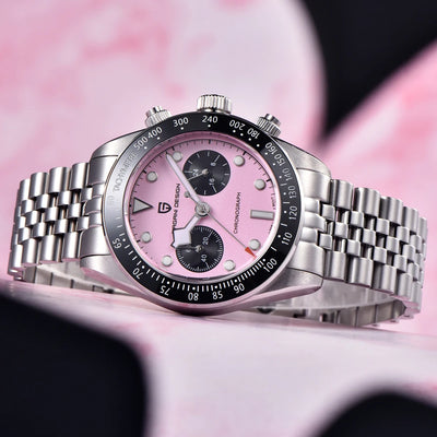 2025 New PAGANI DESIGN Panda Men's Watches Luxury Quartz Wristwatches Chronograph Man Watch AR Sapphire Mirror VK64 Clock Gifts