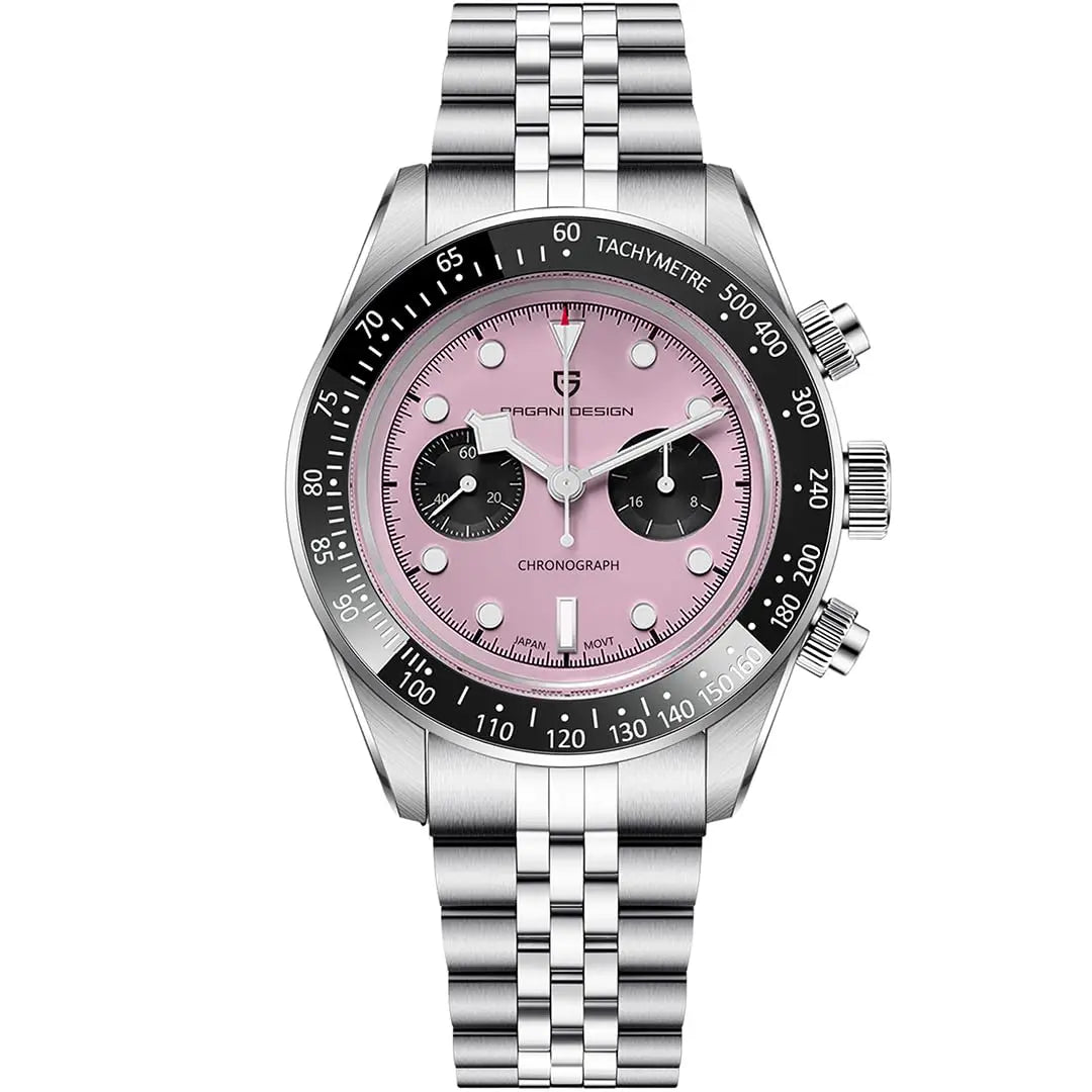 2025 New PAGANI DESIGN Panda Men's Watches Luxury Quartz Wristwatches Chronograph Man Watch AR Sapphire Mirror VK64 Clock Gifts