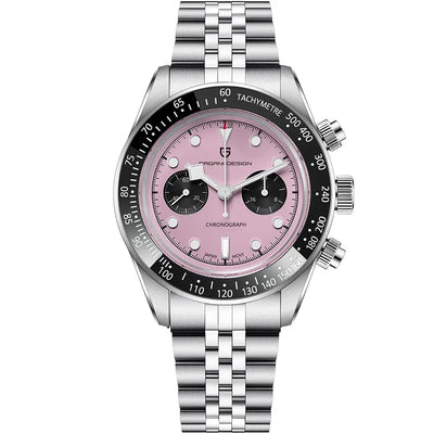 2025 New PAGANI DESIGN Panda Men's Watches Luxury Quartz Wristwatches Chronograph Man Watch AR Sapphire Mirror VK64 Clock Gifts