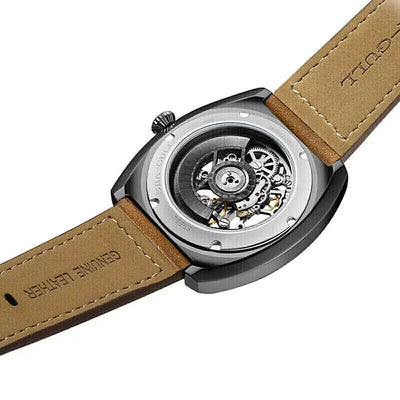 2025 Seagull Luminous Tonneau Shaped Watch For Men Automatic Mechanical Wristwatches Waterproof Skeleton Dial 849.27.6094