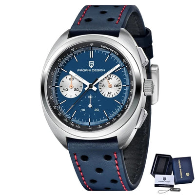 NEW PAGANI DESIGN Luxury Men's Watches Japan VK63 Quartz Sport Chronograph AR Sapphire Glass Waterproof 100M Wristwatch For Man