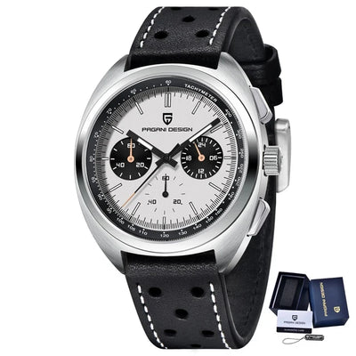 NEW PAGANI DESIGN Luxury Men's Watches Japan VK63 Quartz Sport Chronograph AR Sapphire Glass Waterproof 100M Wristwatch For Man