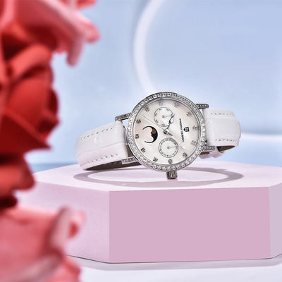 2024 PAGANI DESIGN New 33MM Fashion Multifunctional Women Quartz Watches 50M Waterproof Sapphire Glass Moonphase Watch for Women