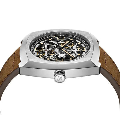 2025 Seagull Luminous Tonneau Shaped Watch For Men Automatic Mechanical Wristwatches Waterproof Skeleton Dial 849.27.6094