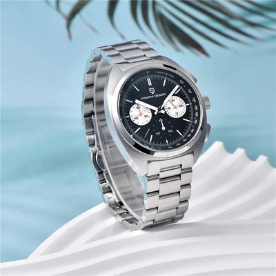 NEW PAGANI DESIGN Luxury Men's Watches Japan VK63 Quartz Sport Chronograph AR Sapphire Glass Waterproof 100M Wristwatch For Man