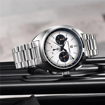 NEW PAGANI DESIGN Luxury Men's Watches Japan VK63 Quartz Sport Chronograph AR Sapphire Glass Waterproof 100M Wristwatch For Man