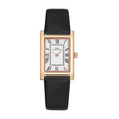 IBSO Ultra-Thin Slim Women Watches Japanese Seiko Movement Y120 Rectangle Dial Genuine Leather Strap 30m Waterproof Women's Gift